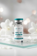 BPC-157 10mg/3mL research peptide vial by Pretty Peptide Co